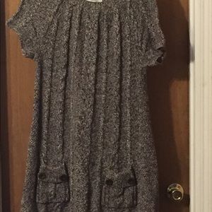 Brown sweater dress - 2x